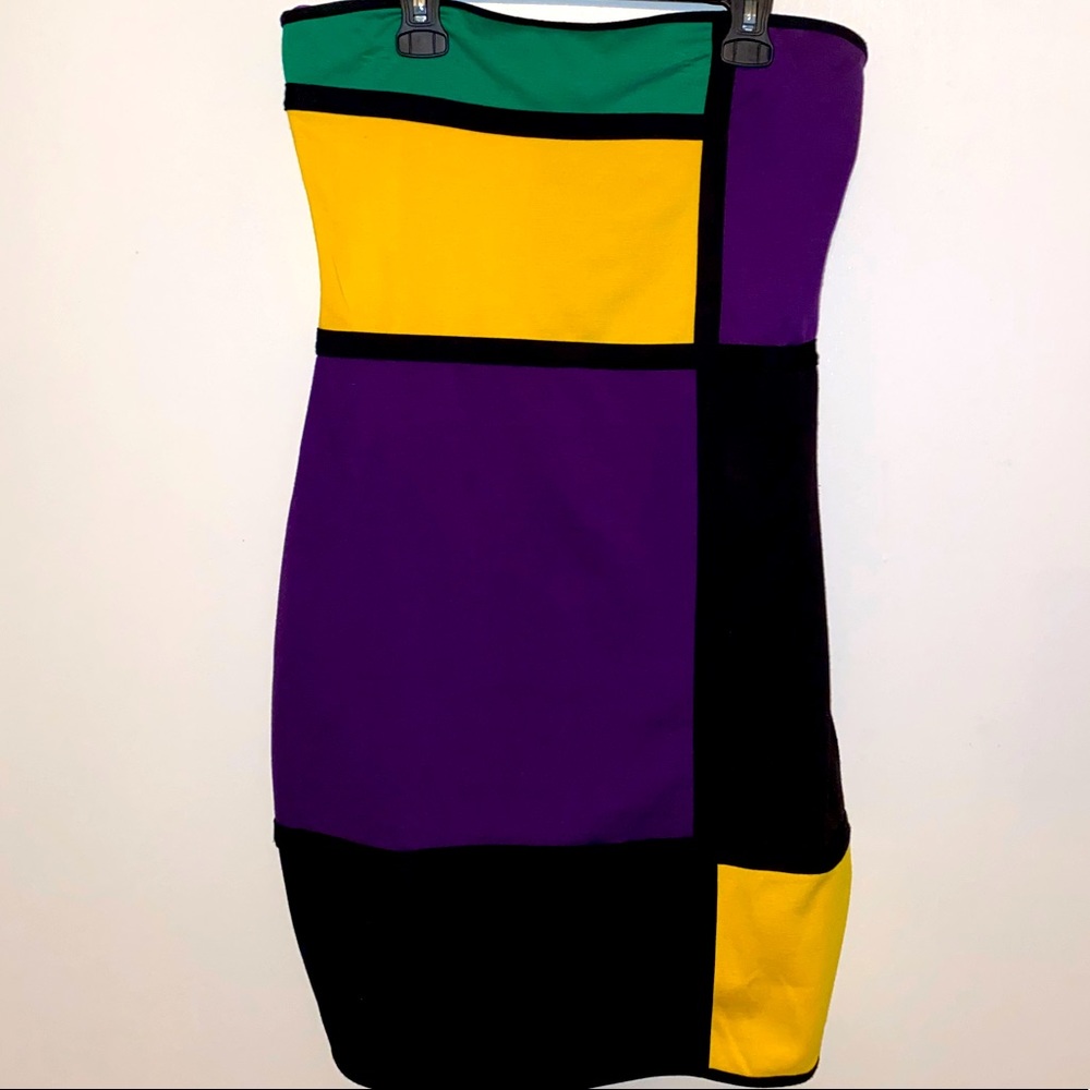 New with Tags Sexy Colorful Dress Size L
